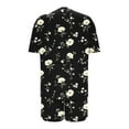 thumbnail image 5 of Weiqiqre Womens Tops Pajamas Short Sleeve Printed 2 Piece Lounge Sets Summer Tops and Pjs Shorts, 5 of 6