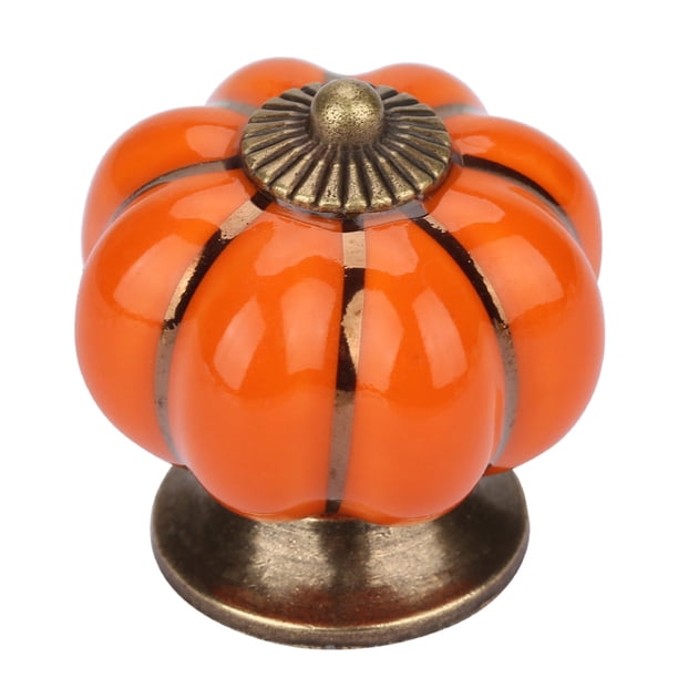 Bandillas De Cerámica De Estilo Europeo, Lindo Tirón De Manejo De Calabaza Para Gabinete, Cajón, Decoración De La Habitación, Instalación Fácil Con Tornillo, Para
