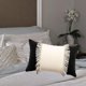 thumbnail image 5 of de almohada con borlas bohemias nórdicas, funda de almohada suave para casa de , hogar, Hotel, Bar, coche, cama, sofá, sofá decorativo 30x50cm Negro Blanco Colco Cojín de tiro, 5 of 8