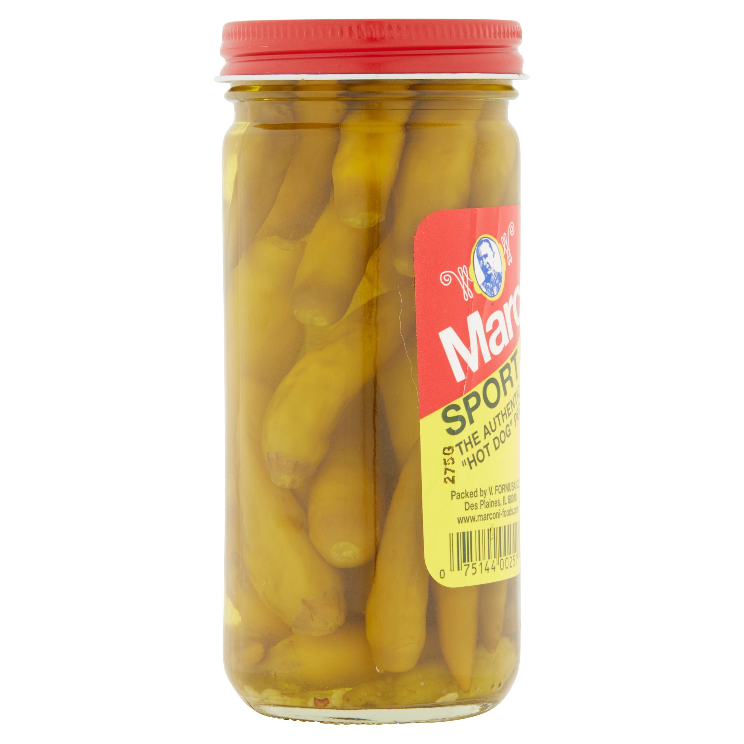 Marconi Sport Peppers, 8 fl oz (Pack of 6)