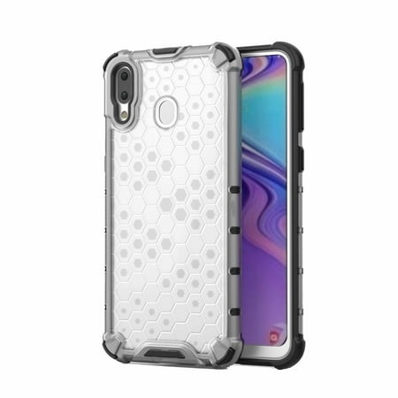 Honeycomb Shockproof PC + TPU Case for Galaxy M20