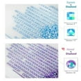 thumbnail image 2 of Bottle Shell Cross Stitch Picture of Rhinestones Seaside Embroidery 5D DIY Painting Handmade Hobby,40*50cm, frame not included.,030-AB, 2 of 4