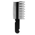 thumbnail image 1 of Hair Styling Tool Wide Tooth Anti-Knotting Wet Brush Black Large Hair Brush Non-Damaging Detangling, 1 of 5