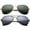 2 Pack Gold Green & Gunmetal, variant on -2 Packs Classic Aviator Sunglasses Flash Full Mirror lenses for Men Women with Spring Hinge UV Protection