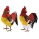 thumbnail image 1 of Figura Animal de juguete 2 Unids Artificial Gallo Pollo Granja Animales Plumas Prop Inicio Decoración De Jardín Al, 1 of 7