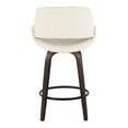 thumbnail image 6 of LumiSource Fabrico 26" Fixed-Height Counter Stool - Set of 2, 6 of 9
