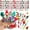 48 pcs short version, variant on 48 pcs Christmas Multicolor Ballpoint Pens 4 Colors in 1, Retractable 0.7mm Cartoon Cute Fun Pens for Santa Snowman Writing Pens (Random style)