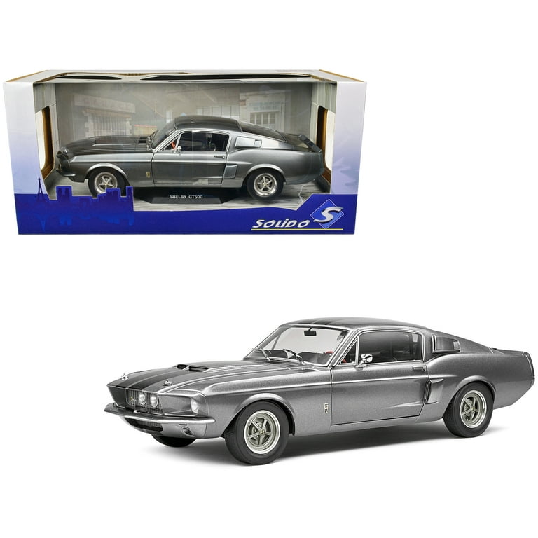 Amazon.com: Solido - 1:18 1967 Shelby GT500 - Grey & Black