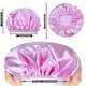 thumbnail image 3 of Shower Caps for Women, 4 Pieces Elastic Reusable Shower Caps, Double Layer Waterproof Shower Caps, Bath Shower Caps, Eco-Friendly Hair Shower Caps - S, 3 of 5