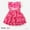 Rose pink, variant on Barbie Toddler Girls Dresses Set Graphic Plaid Tweed Short Sleeves Button Front Shirts with Skirts 2 Pieces Outfit Set Sizes 3-10