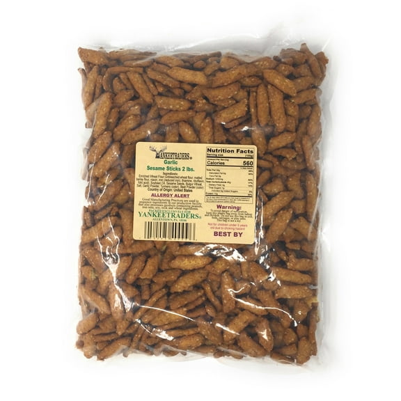YANKEETRADERS Brand, Sesame Garlic Snack Sticks, 32 Oz. Bag
