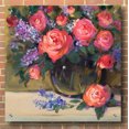 thumbnail image 3 of Epic Art 'Floral Still Life I' by Tim O'Toole, Acrylic Glass Wall Art, 36"x36", 3 of 6