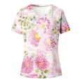 thumbnail image 4 of Cameland Mode Décontractée Printemps Été Manches Courtes Col en V Blouses et Chemises pour Femmes, 4 of 4