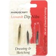 Manuscript Leonardt Dip Pen Nib Set, Drawing and Sketching