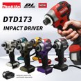 thumbnail image 4 of Makita DTD173 18V Cordless Impact Driver, Brushless Motor, LXT BL Electric Drill, Wood, 2.2, T Mode, 180 N M, Rechargeable Power Tools, Bare Tool  - White, 4 of 22
