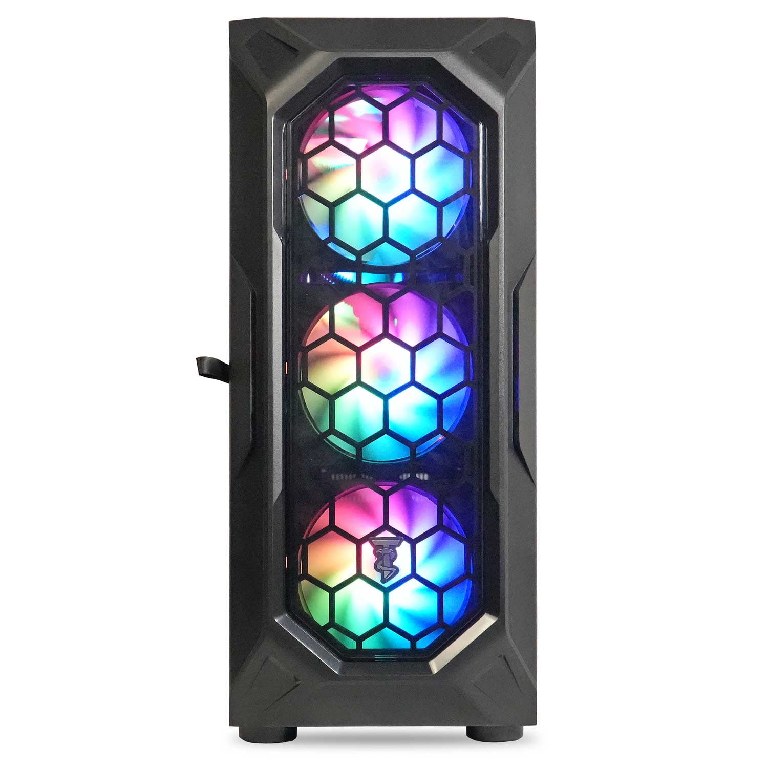 ViprTech Ghost Gaming PC - AMD Ryzen 7 (4.4Ghz), RX 580 8GB, 16GB DDR4, 500GB SSD, Desktop, Onyx Black