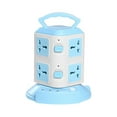 thumbnail image 2 of Qonioi Power Strip Surge Protector Tower, 3 USB Ports 20 Socket Plugs 6.6ft Cord, Vertical Charging Station, 2 of 7