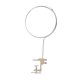 thumbnail image 2 of Enhebrador de cordón para pantalones, accesorio de costura con abrazadera de metal para sudaderas y bolsos 32 cm de diámetro, 2 of 9
