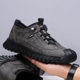 thumbnail image 4 of Zapatos deportivos de cuero para hombre, zapatos casuales de moda con suela suave para hombre, zapatos deportivos de moda para exteriores de cuero para hombre, 4 of 5