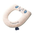 thumbnail image 2 of ZROBM Toilet Seat Covers, Toilet Seat Pad, Seat Cover Toilet, Toilet Seat Mats, Toilet Seat Cushion, Washable, Round, Waterproof, Thick, 2 of 6