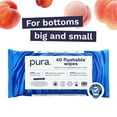 thumbnail image 7 of Pura Flushable Fragrance-Free Allergy UK Certified Toilet Wipes, 480 Count (Choose Your Count), 7 of 7