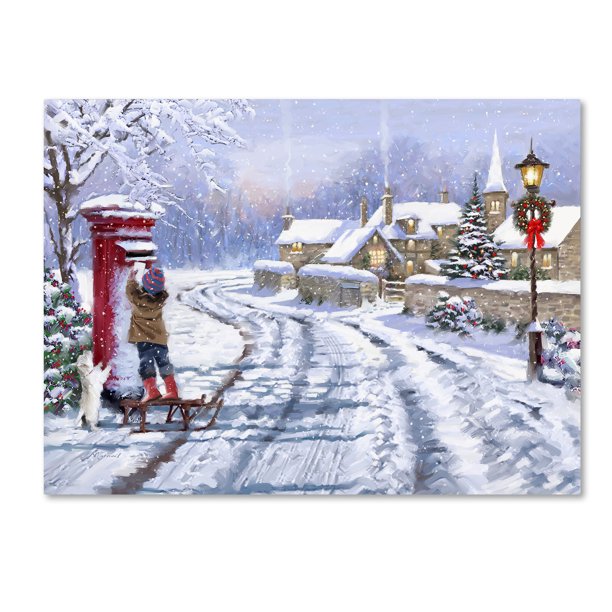 Trademark Fine Art 'Posting Card 2' Canvas Art by The Macneil Studio