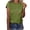 Mint Green, variant on HomeDM Womens Valentine's Day Crew Neck T-Shirts Love Graphic Short Sleeve Loose Fit Pullover Tops - Red/L