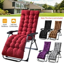 Moclever Rocking Chair Cushion 67x22in Recliner Cushion Sofa Mat for Indoor Outdoor, Red