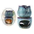 thumbnail image 3 of Ceramic Tealight Candle Holder Oil Burner, Essential Oil Diffuser Furnace Home, 3 of 8