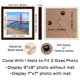 thumbnail image 2 of Marco de fotos POUYCIW de 25,8 cm, cuadrado de madera, 22,9 cm, mate, 2 of 8