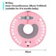 thumbnail image 2 of Anillo de natación Mambobaby B510 flotador no inflable para bebé anillo para el cuello flotador para la cabeza anillo de natación juguetes entrenador de natación para bañera de piscina bebés de 0 a 6, 2 of 8