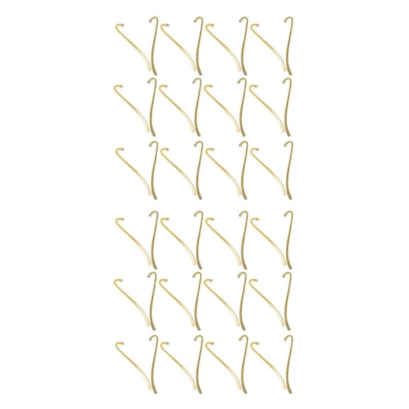 Wosthever Marcapáginas con gancho de 24 piezas, fabricación de joyas de aleación de Zinc, marca de libro, colgantes para el hogar, recuerdos, Type3 NO3