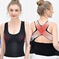 thumbnail image 4 of 4-in-1 Snatch Bra Waist Trainer Corset Tops for Women Corset Bra Vest Waist Shaper Corset - Black - Black -L, 4 of 6