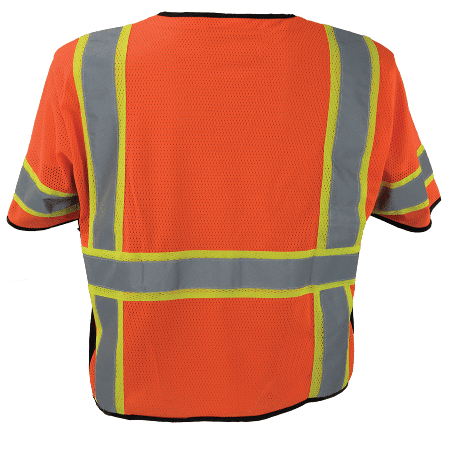 Ironwear 1296 Class 3 Polyester Mesh Safety Vest w/ Zipper & Radio Clips
