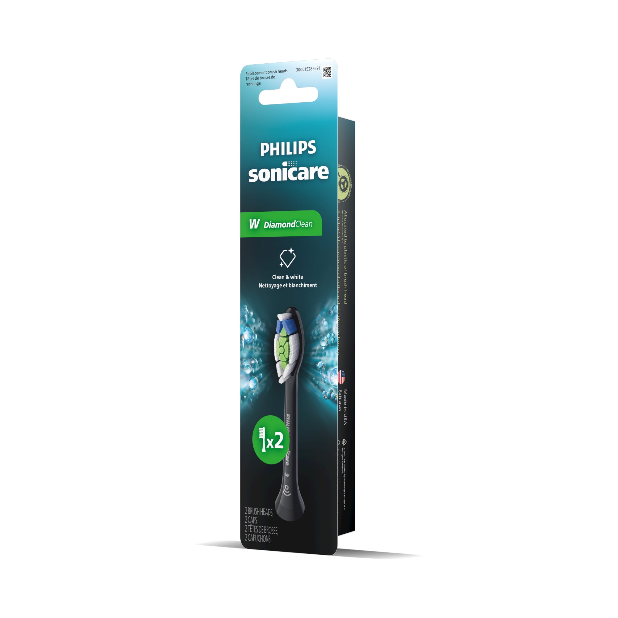 Philips Sonicare DiamondClean Whitening Refill Brushes, 4-pk