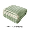 thumbnail image 5 of Large Fleece Throw Blanket Oversized Soft Warm Blanket for Couch Bed Decor Gift Home Travel Accessory(Green), 5 of 6