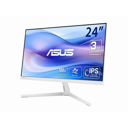 ASUS Asus VU249HFI-W 24" Class Full HD LED Monitor - 16:9 - White