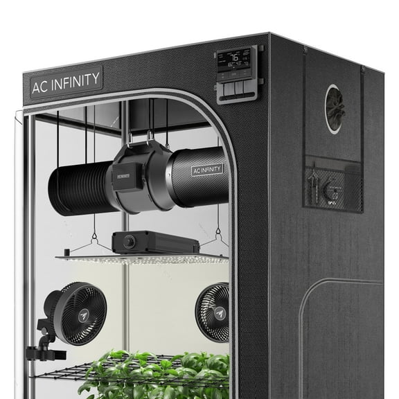 AC Infinity 48”x48”x80” WiFi-Integrated Grow Tent Kit, Smart, Dimmable