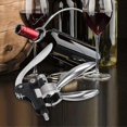thumbnail image 4 of Rabbit Style Lever Corkscrew Wine Bottle Opener - Silver, 4 of 5