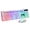 White, variant on Summer Fall Saving Gtx300 Punk Keyboard Mouse Backlight Game E-Sports Suit Usb Wired Luminous Suspension Key Mouse Suit 104 Key Mechanical Handle White 52* 14.5 * 4.5Cm