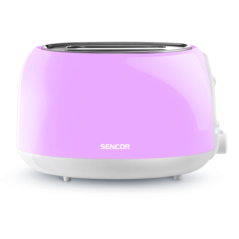 Breakfast Set - Light Pink Retro Toaster and Hand Blender Pink