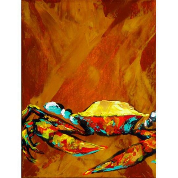 Caramel Coated Crab Flag Garden Size