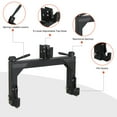 thumbnail image 6 of 3 Point Quick Hitch, 3000 lbs 3-Pt Attachments with 2" Receiver Hitch Adaptation to Category 1 & 2 Tractor with 5 Level Adjustable Bolt (Black), 6 of 9