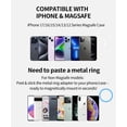 thumbnail image 6 of MaserWeller Car Phone Holder for Toyota Camry LE/SE 2025-2026 Accessories 8-Inch Screen Fixed Clip, 360° Rotation Phone Mount Compatible with MagSafe, Cell Phone Holder That Does Not Affect Air Vent, 6 of 9