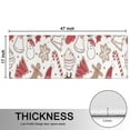 thumbnail image 5 of Kitchen Rugs Sets Of 2,White Christmas Cookie Pattern Anti Fatigue Kitchen Mat Rugs Non Slip Washable,Decorative Kitchen Floor Mats for Kitchen,Sink,Laundry,17"X47", 5 of 5
