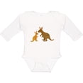 thumbnail image 3 of Inktastic Kangaroo Family Boys or Girls Long Sleeve Baby Bodysuit, 3 of 5