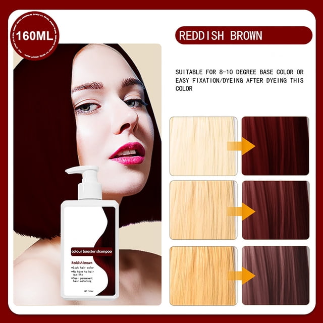 Tintes para el cabello, champú fijador de color, champú para el cuidado del cabello, champú de transferencia amarilla 160ml.