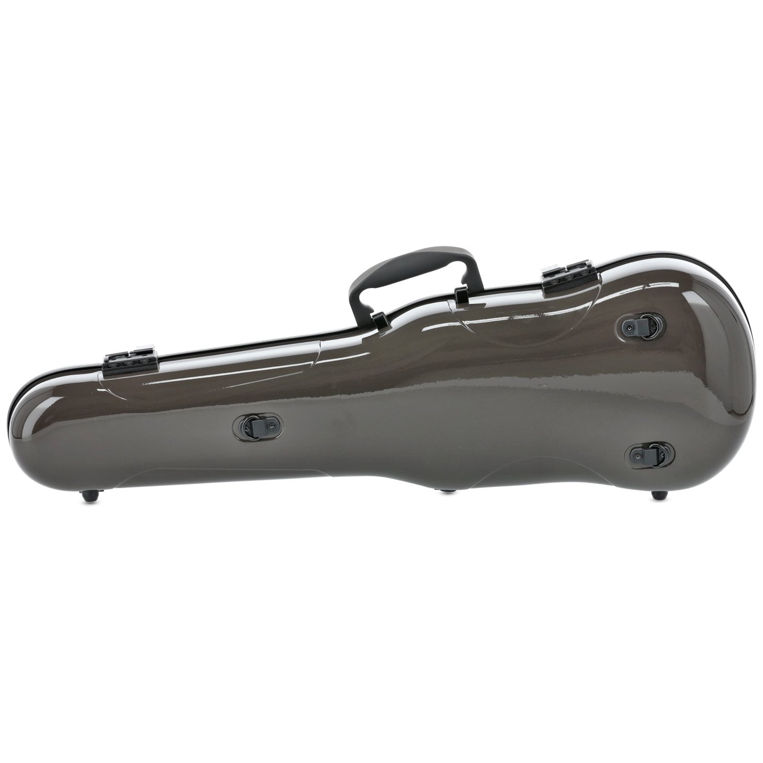 GEWA Violin Case, Air 1.7, Shaped, 4/4, Brown/Black, High Gloss, w/Subway Handle