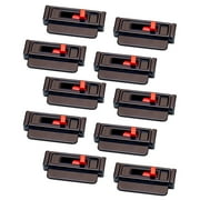 Seat Belt Tension Adjuster (Universal 10-Pack Black) - Relieves Irritation and Prevents Seat Belt Neck Discomfort While Driving or Riding in Cars - Slide, Lock and Go