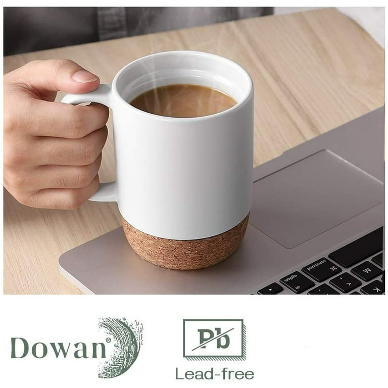 Kopmath Double Wall Ceramic Coffee Mug with Lid, 15oz Large Insulated  Travel Coffee Mugs, Splash Res…See more Kopmath Double Wall Ceramic Coffee  Mug